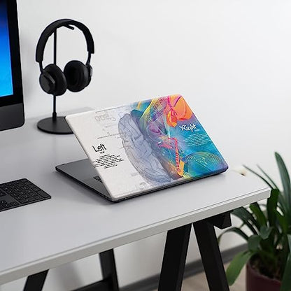 Compatible with MacBook Air 13 inch Case 2022 2021 2020 2019 2018 Release M1 A2337 A2179 A1932 Retina Display Touch ID, Plastic Hard Shell Case & Keyboard Cover, Left Right Brain - color: 01 Brain