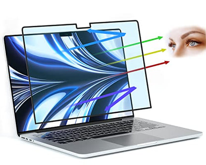 FILMEXT Macbook Air 13.6 inch Screen Protector (M2 M3 M4 M5,2022-2026), Bubble Free Anti Blue Light Screen Protector for Macbook Air 13.6" A3240 A3113 A2681-Eye Protection/Anti-Glare-Matte - size: Mac-Air-13.6 inch(2022-2026)