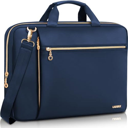 Laptop Bag Case for Women Men Messenger Briefcase Bag, 17 17.3 Inch | Compatible with HP OmniBook Envy Omen Pavilion/Dell Inspiron Precision/LG Gram/Yoga ThinkPad, Carrying Bag 18 inch, Blue - color: Blue, size: 17.3 inch