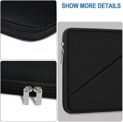 Laptop Case 13 inch, Traveling Carrying Computer Bag with Zippered Pocket | Laptop Sleeve, Shockproof Protective Computer Case Compatible for 13 inch New MacBook Air M2, 13 inch MacBook Pro M2 M1,Black - color: Black, size: 13 inch