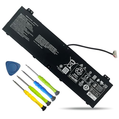 AP21B7Q Laptop Battery Replacement for Acer Predator Triton 300 SE PT314 51S 51NZ 52ML, for Swift Edge SFX16-61G Swift X 14 SFX14-71G Swift X SFX14-71G 52ZX 5911 74EQ Series 76Wh 4930mAh - size: 10.23*3.15*0.39inch AP21B7Q