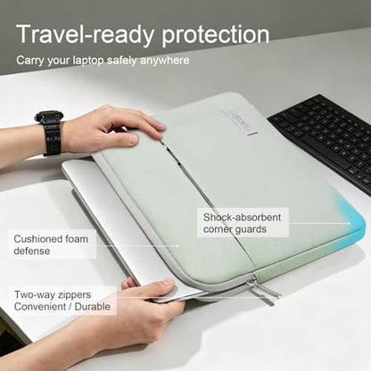 Lacdo 13 inch Laptop Sleeve Case for 13 inch MacBook Air M5 A3449 (2026), M4 A3240 2025, M3 A3113, M2 A2681, M1 A2337 | 13" MacBook Neo A18 Pro A3404 (2026) | iPad Air/Pro 13 M5 Computer Bag, Green - color: Green, size: New MacBook Air/Neo/Pro 13 Inch
