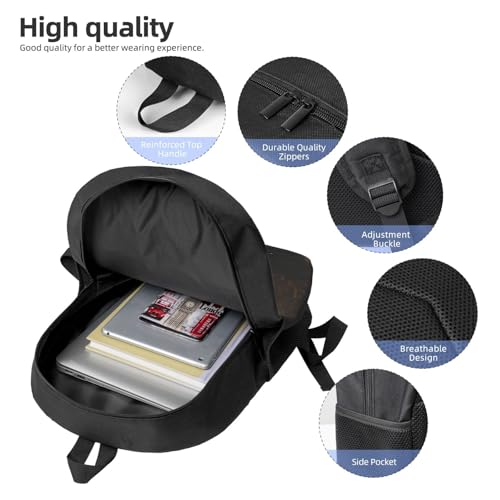 Backpack Many Zombie Travel Casual Laptop Backpack 17 inch Waterproof Hiking Daypack for Men Women, Black, One Size