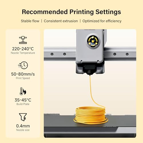 Matte TPU Filament 1.75mm, 1kg - Shore 95A Flexible & Durable TPU, Matte Yellow, Low-Gloss Matte Finish, Minimal Layer Lines, for Phone Cases, Wearables & Functional Parts - color: Matteyellow Tpu