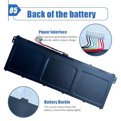 AP18C4K 11.4V 48Wh/4200mAh Laptop Battery Compatible with Acer Aspire 3 A315-42 A315-54 Aspire 5 A514-52 A515-43 A515-44G A515-52K A515-54 Swift S40-51 SF314-41 SF314-57 Series Notebook