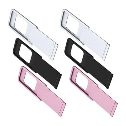3 Discreet Webcam Privacy | 0.7mm Tool-Less Adhesive Cover Smartphones, Tablets, Laptops | Anti-Peeping Design Camera Privacy Cover Protector Suitable for Laptops Tablets Phones Tool - color: D