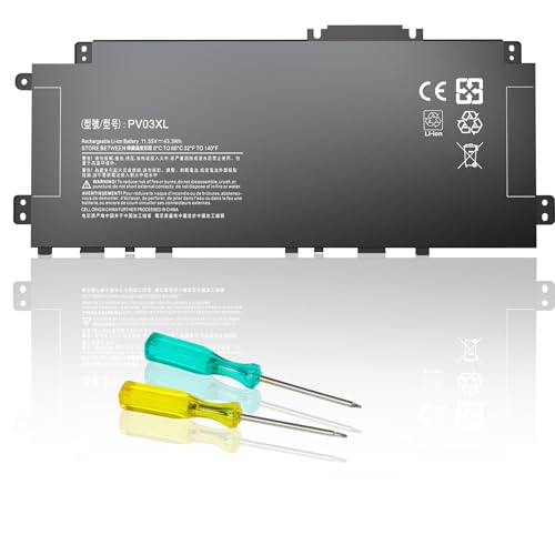 PV03XL HSTNN-LB8S Laptop Battery Compatible with HP Pavilion x360 13-BB 13-BB0000 14-DV 14-DK 14-DW 14M-DW 14-dv0xxx 14m-dw0xxx 14M-DW0023DX L83393-005 Series L83388-421 M01144-005 L83393-005 - color: Black09
