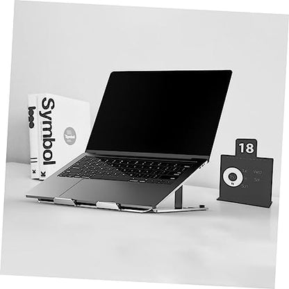 NUOBESTY Adjustable Laptop Cooler with RGB Height Angle Adjustable Cooling Pad for Improved Ventilation Compatible with All Laptops