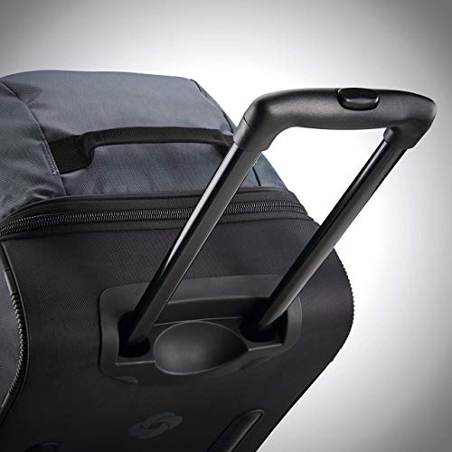 Samsonite Andante 2 Wheeled Duffel Bag – 32-Inch Durable Rolling Luggage with Inline Skate Wheels, Push-Button Handle & Spacious Compartments – Travel-Friendly and Lightweight - Riverrock/Black - color: Riverrock/Black, size: 32-Inch