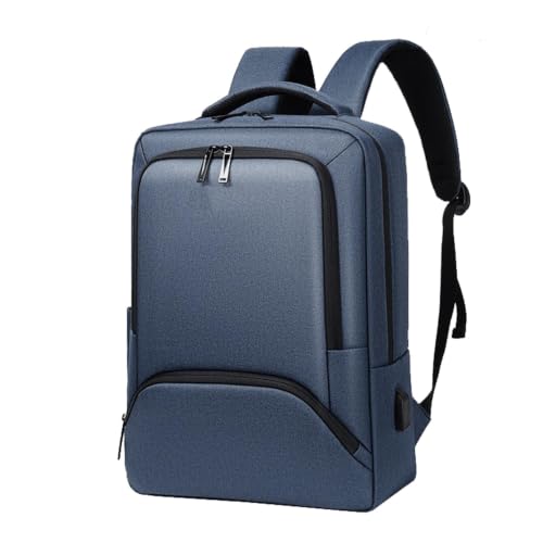 Business Smart Travel Backpack, Lightweight Waterproof Laptop Backpack | Large Durable Commuting Casual Daypack with USB Charging Port, for Men Women Work Travel College - color: Blue