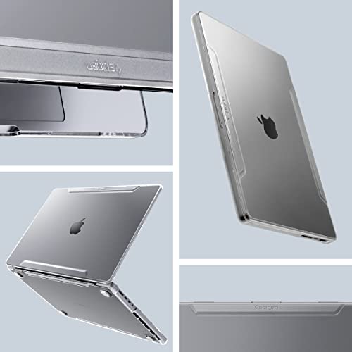 Spigen for MacBook Pro 14 inch Case M5/Pro/Max (2026) M4/M3/M2/M1/Pro/Max (2025-2021) A3427 A3426 A3112 A3185 A3401 A2918 A2992 A2779, Thin Fit, Air Skin Protective Hard Shell Case, Crystal Clear - color: Crystal Clear, size: Macbook Pro 14" M5/M4/M3/M1 (