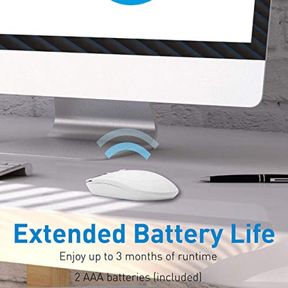 Macally Wireless Bluetooth Numeric Keypad and Wireless Bluetooth Mouse for Mac and PC, Calculate Efficiently