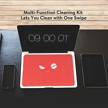 2 Pack Reversible 13" Microfiber Laptop Keyboard Cover Cloth for MacBook 13’’,Microfiber Liner Cleaning Cloth for MacBook (13'' MacBook)