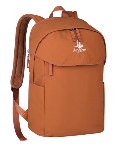 School Backpack for Teens, College Backpack Fits 15.6 Inch Laptop | Travel Backpack for Men Women, Book Bag, Casua Daypack, Water Resistant Fabric, Scratchproof Laptop Compartment (Caramel) - color: Caramel