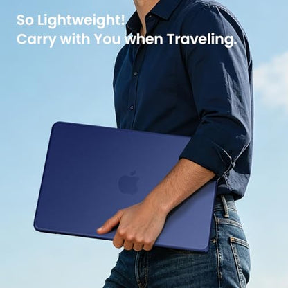 BlueSwan for MacBook Neo Case 13 inch 2026 Release A18 Pro Chip Model A3404 | 100% Match Official Color, Scratch Resistant, Easy to Snap on, Travel Essential, Back to School Gifts - color: Indigo Clear