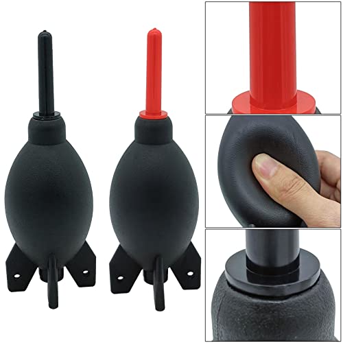 Lens Cleaning Kit Contains Rubber Rocket Air Blower Duster & Cleaning Pen | Equipped with air blowers and double-ended cleaning pen, removes dust & smudges for lenses, telescopes and digital screens