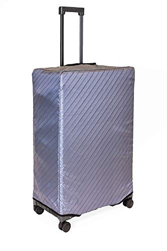 All Aluminum Lightweight 17” Premium Two Wheels Pilot Business Laptop Travel Luggage, Catalog Case with Laptop Sleeve and Built-In Removable Dividers, Rolling Laptop Bag for Men and Women (Platinum) - color: Silver