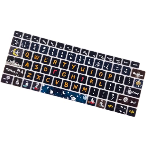 Silicone Keyboard Cover Skin for Dell Latitude 3000 3340 13.3"(2023)/ 5320 5330 5340 5350 13.3"/ 7320 7330 7340 7350,Space Man - color: Space Man