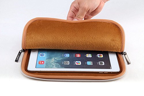 BSLVWG 10 Inch Laptop Sleeve Multi-Color & Size Choices Case/Water-Resistant Neoprene Notebook Computer Pocket Tablet Briefcase Carrying Bag/Pouch Skin Cover - color: Blue Leaves, size: 10 inch