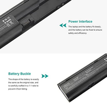 TREE.NB Laptop Battery for HP ProBook 4330s 4331s 4430s 4431s 4530s 4535s 4435s 4436s 4440s 4441s 4446s 4540s 4545s 7420, 5200mAh/6-Cells - size: 4431S