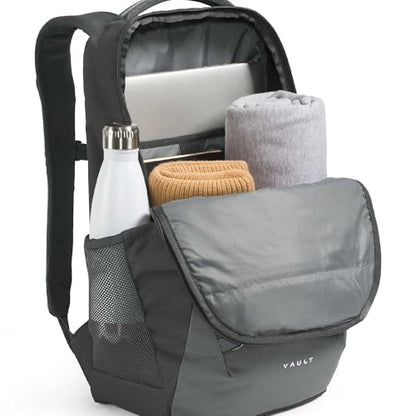 The North Face Vault Everyday Laptop Backpack, Anthracite Grey, One Size | Commuter Travel Bag, Water-Repellent Finish, Spacious Compartment - color: Anthracite Grey