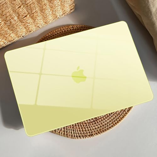 AKIT Compatible with MacBook Neo 13 inch Case 2026 Release Model A3404 with A18 Pro Chip, [Ultra-Thin] Hard Shell Case&Keyboard Cover&Screen Protector for New MacBook Neo 13 inch, Crystal Citrus - color: Crystal Citrus
