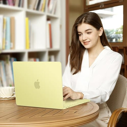 MOSISO Compatible with MacBook Neo Case 13 inch 2026 A3404 A18 Pro Chip | Scratch-Resistant Ultra-thin Protective Hard Shell Case Cover, Citrus - color: Citrus