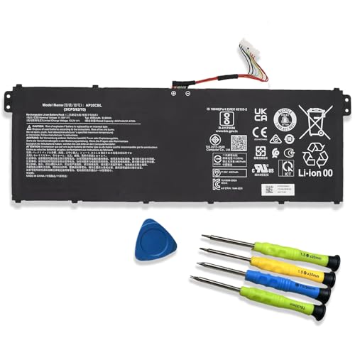 AP20CBL Laptop Battery Replacement for Acer Aspire 5 A515-46 A515-45 A515-45G Aspire 7 A715-43G Swift 3 SF314-43 SF314-511 Vero AV15-51 TravelMate Spin B3 B311RNA-32 TMB311RNA-32 11.55V 53Wh