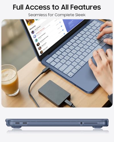 Fintie Case for MacBook Neo 13 Inch A3404 2026, Frost Indigo | Snap-On Hard Shell Cover, Ultra-Thin, Slim Fit, Lightweight - color: Frost Indigo