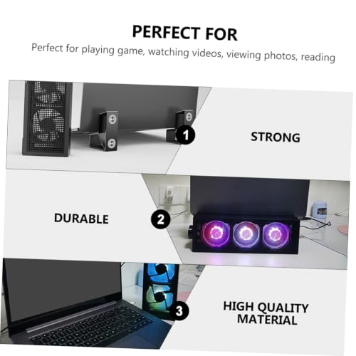Level RGB Led Laptop Stand Desk Cooling Pad for Gaming Detachable Notebook Cooler Magnetic Fans