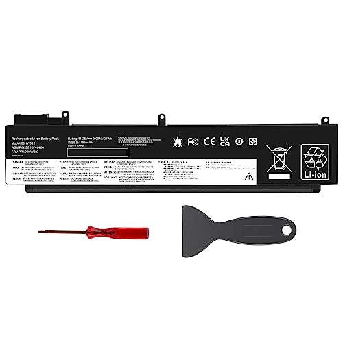 TREE.NB 24Wh 00HW022 00HW023 Battery for Lenovo ThinkPad T460s T470s Series SB10F46460 SB10F46461 SB10F46474 SB10F46475 00HW036 00HW037 - size: 10.55x2.51x0.28inch 00HW022
