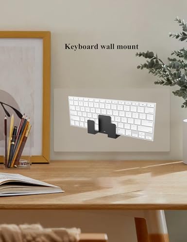 Multifunctional Laptop Wall Mount Cable Box Mount, (Black) | Fit for Router/ Modem Keyboard Holder Fits Display and tablet organizer on the wall