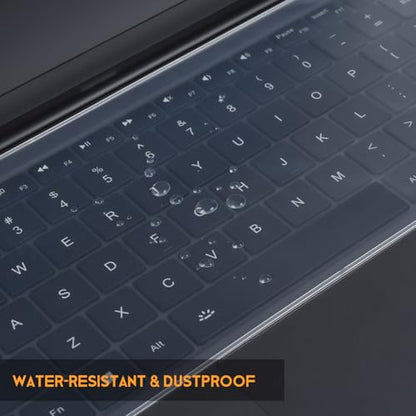 Universal Keyboard Protector Cover Skin for Laptop Notebook 13-14 inch, Ultra Thin Silicone Waterproof Dustproof Keyboard Protector Skin (Size 12.28" X 5.08") - size: 13.3 -14 inch