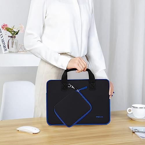 Hseok Laptop Sleeve 13.3-14 inch Case with Small Pouch, Neoprene Computer Bag Compatible with MacBook Neo/Pro 14 M5/M4/M3/M2/M1, Mac Air/Pro 13.3, XPS 14 and Most 13-14 inch Notebooks,B01K03 - color: B01k03, size: 13"-14"