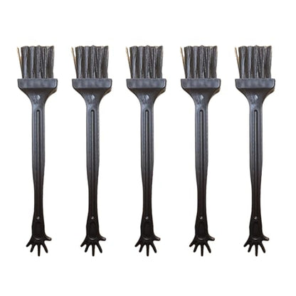 5Pieces Computer Keyboard Tool Electronic Small Brush for Office Worker and Frequent Laptop Users - color: Black