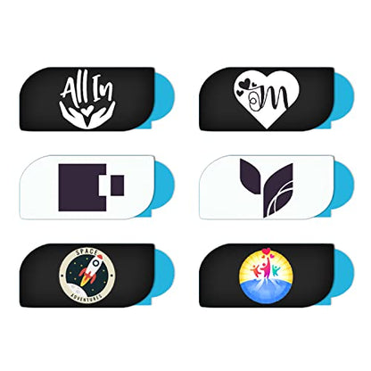 100PCS Custom Bulk Laptop Camera Cover Slide Personalized Webcam Cover Logo Text Computer Phone MacBook Privacy Cover Slide Promotion Items Promption Gift (Shape 1) - size: Shape 1