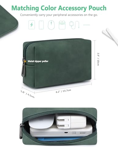 HYZUO 13 Inch Laptop Sleeve PC Case for MacBook Pro 13 M2 M1 2026-2016, 13" MacBook Neo 2026 A3404, MacBook Air 13 M5 A3449 M4 M3 M2 M1 2026-2018, 13" iPad Pro/Air, Surface Pro, XPS 13, Midnight Green - color: Midnight Green, size: 13 Inch