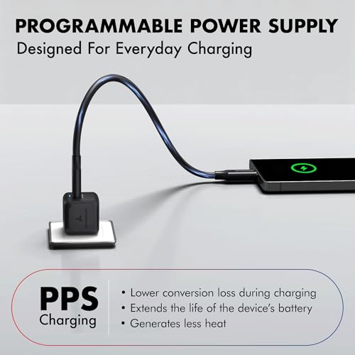 PD 30W Wozoyo GaN Charger, Type-C Fast Charger Compatible for iPhone 17/16/16 Pro Max/15 Series/iPad Pro, Smartphones & Tablets, QC 3.0,Compact Foldable Plug Design, Smart Power Delivery
