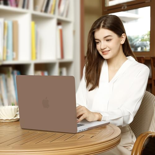 MOSISO Compatible with MacBook Pro 16 inch Case M5 M4 M3 M2 M1 2026-2021 | A3429 A3428 A3403 A3186 A2991 A2780 A2485, Protective Hard Shell Case&Keyboard Cover&Screen Film&Pouch, Caramel Brown - color: Caramel Brown