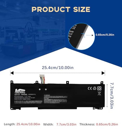 RH03XL Replacement Battery for HP ProBook 430/440/445/450/455/630/640/650 G8 G9 G10 Series, EliteBook 630/640/645/830 G9 G10 G11 Series, HP Zhan 66 Pro 14 G4/G5 Series, Compatible W/TPN-IB0L