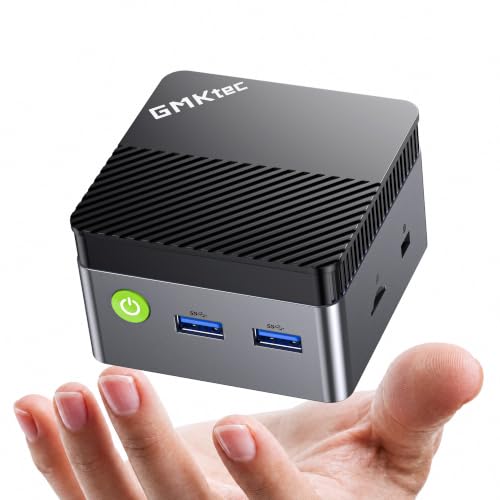 GMKtec G5S Mini PC Intel N5095 8GB LPDDR4 128GB SSD Desktop Computer | Portable Micro Pocket PC Size, Dual HDMI Ports, USB-C Power Supply, WiFi6/BT5.2, For Office Business Personal Use - size: N5095 8GB DDR4 + 128GB