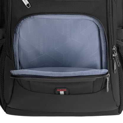 17 Inch Laptop Backpack for Travel Water Resistant College Backpack for Men Women Laptop Bag with USB Charging Port,Black - color: Black-e