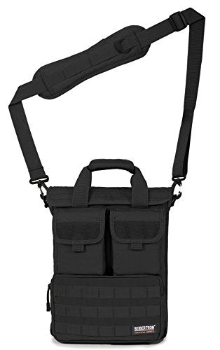 Seibertron Pro-Multifunction Shoulder Messenger Bag Fit for 14.1" or 17.3" Laptop - color: Black New Style