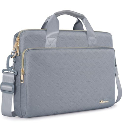 KIZUNA Laptop Sleeve Case 13 Inch Computer Shoulder Bag for 13.6" MacBook Air M2/MacBook Pro 14 M3 M2 M1 MAX/14 Lenovo ThinkPad X1 Carbon/IdeaPad Flex 5 Gen 8/IdeaPad Flex 5i/Yoga 9i Dell,Grey - color: Grey, size: 13-13.3 Inch