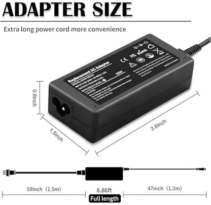 65W 45W Charger Compatible with Dell Laptop Inspiron 11/13/14/15/17 3000 5000 7000 Series 3583 3593 5570 Latitude E5450 XPS 13-65 45 Watt AC 2-in-1 Computer Adapter Power Cord 4.5 * 3.0 mm Jack