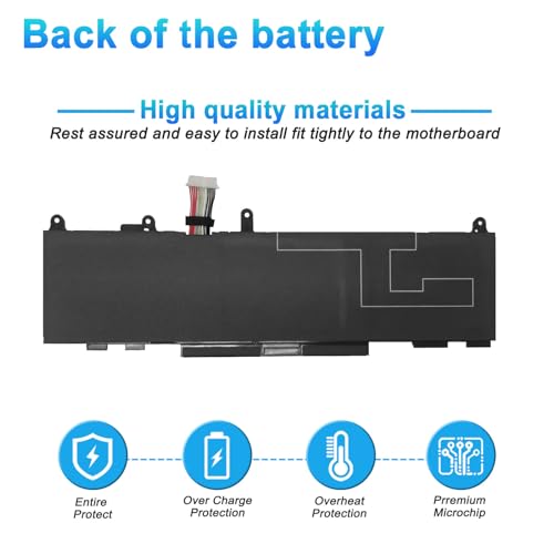 BX03XL N59733-171 Laptop Battery Replacement for HP EliteBook 830 835 840 845 860 865 G11 ZBook Firefly 14 16 G11 Series BX03056XL BXO3XL HSTNN-OB3H HSTNN-AB1D N59733-B71 N59733-AC1 56.04Wh - size: 9.65*3.46*0.28inch BX03XL