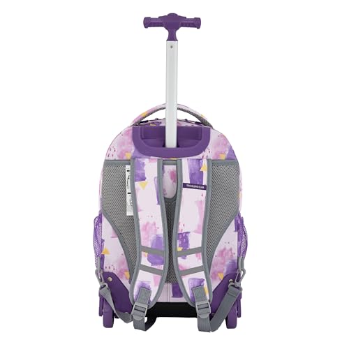 Travelers Club 4 Piece Rolling Backpack Set With Accessories, Water - color: Water