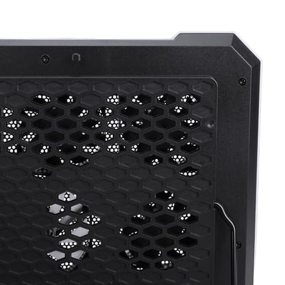 JTLB Gaming Laptop Cooling Pad 8 Levels Height Adjustable 2 USB Ports RGB Lights 12-19 Inch Laptop Cooler with 3C Adapter (14 Fans)