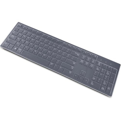 Keyboard Cover for Dell KM636 KB216 KB216t/d/p Keyboard, Dell Optiplex 3050 3240 5250 5460 7450 7050, Inspiron Desktop 3475 3477 3670 5400 5490 7700 7790, Transparent - color: Transparent