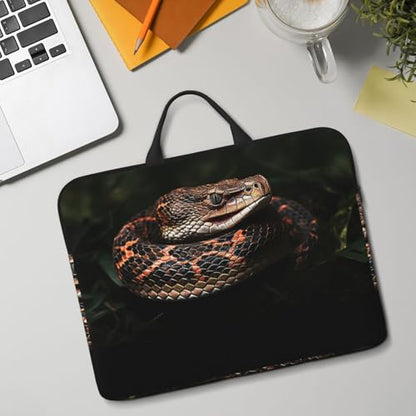14 inch Laptop Sleeve with Handle Shockproof Laptop Bag Waterproof Computer Cover Bag Snake Briefcase